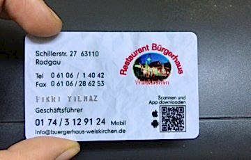 Bakı kartvizit baskı