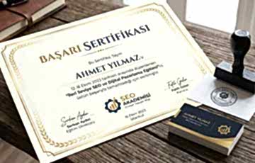 sertifika baskı
